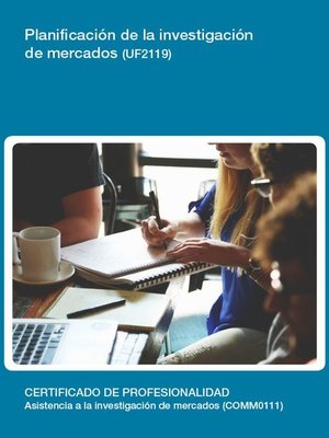 cover image of UF2119--Planificación de la investigación de mercados
